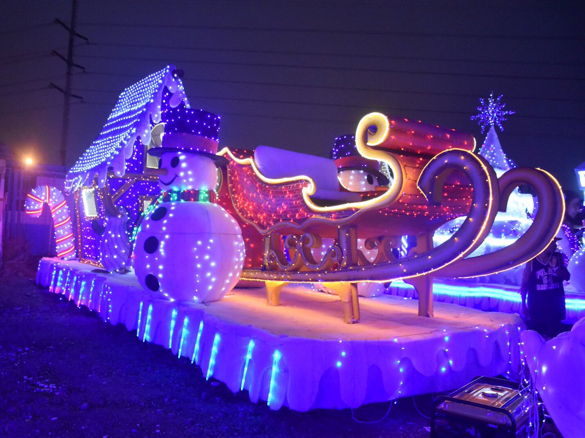 Show de luces y nieve Guatemala